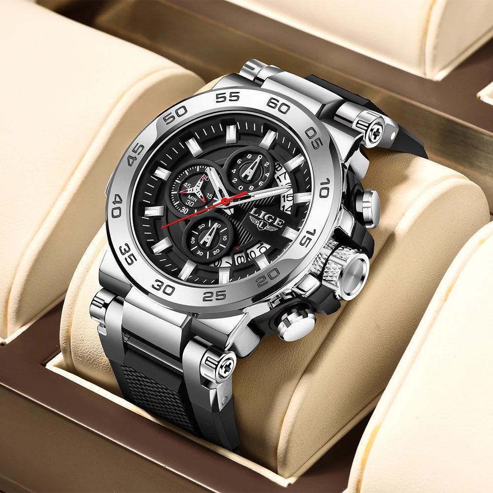 KRS Seraphim - Kairós - Kairós - Infinity Time - 14:350850#Silver black - Prata Preto - KRS Seraphim -