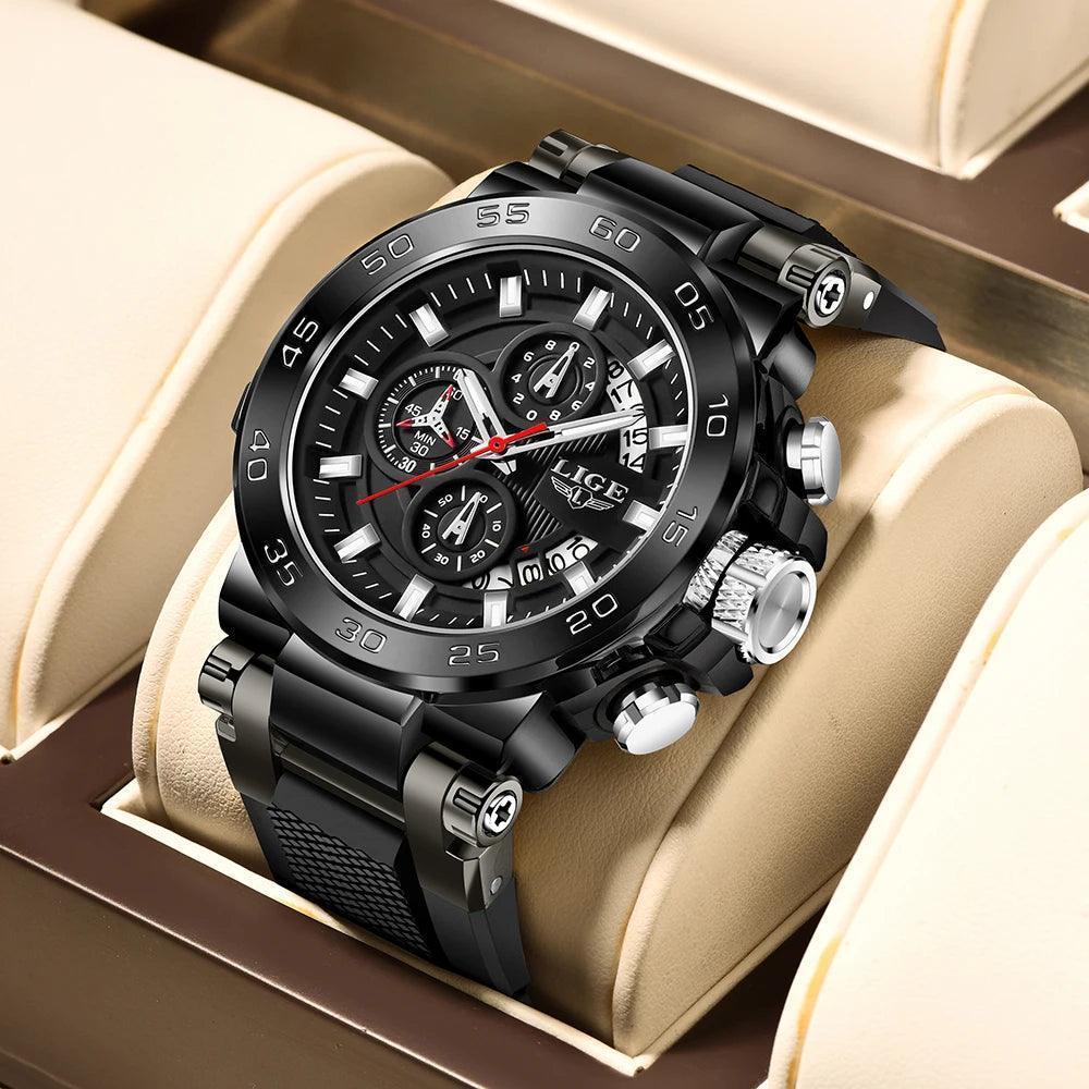 KRS Seraphim - Kairós - Kairós - Infinity Time - 14:350686#Black silver - Preto Prata - KRS Seraphim -