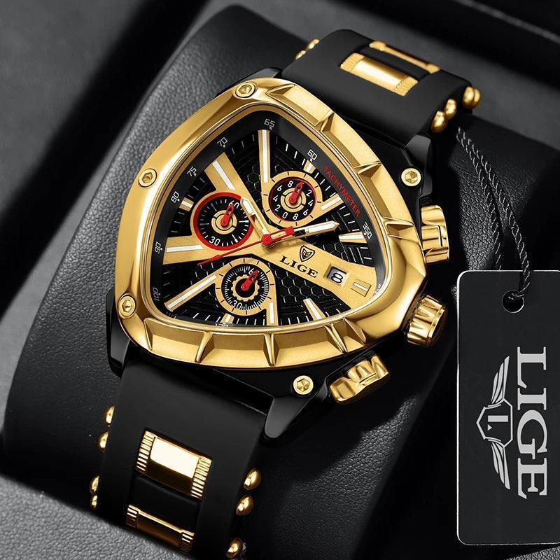 KRS Signature - Kairós - Kairós - Infinity Time - 14:200005100#Gold black - Preto Dourado - KRS Signature -