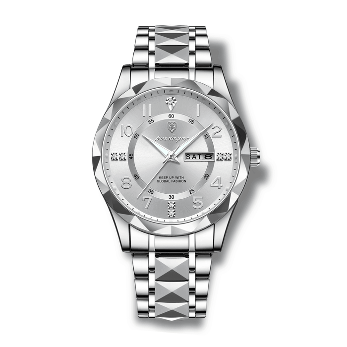 KRS Crystal - Kairós - Kairós - Infinity Time - 14:10#858 Silver White - 858 Prata Branco - KRS Crystal - 