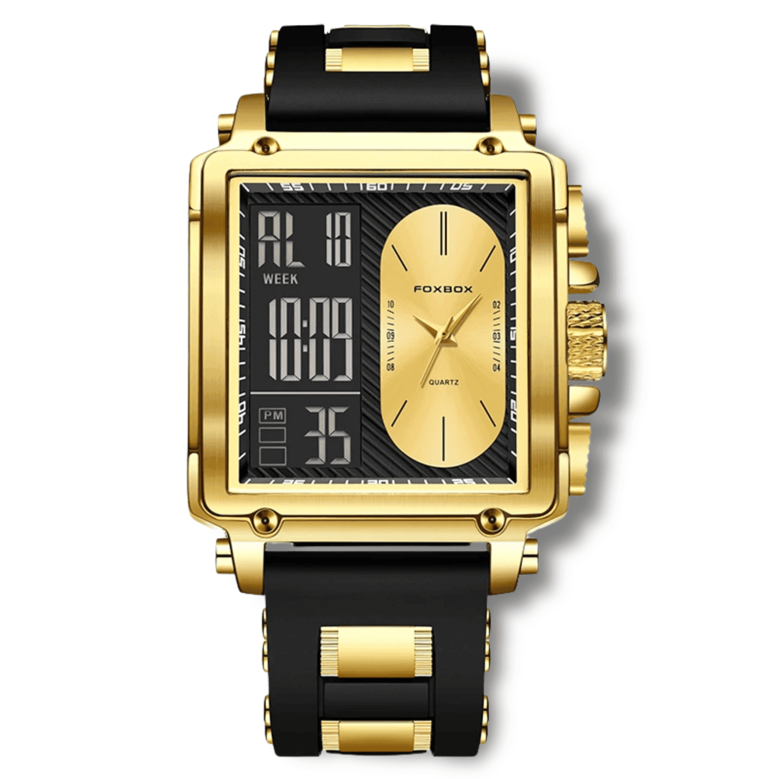 KRS Nautilus - Kairós - Kairós - Infinity Time - 14:350850#Gold black - Preto Dourado - KRS Nautilus - 