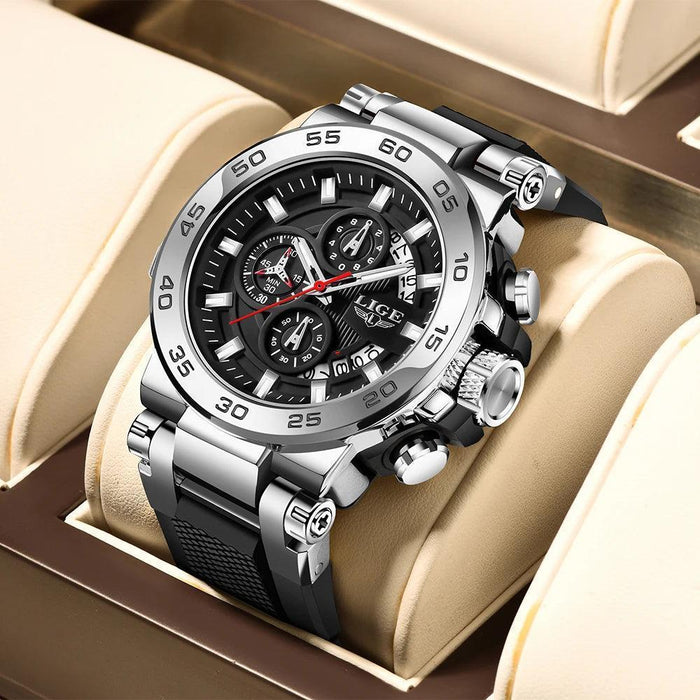 KRS Seraphim - Kairós - Kairós - Infinity Time - 14:350850#Silver black - Prata Preto - KRS Seraphim - 